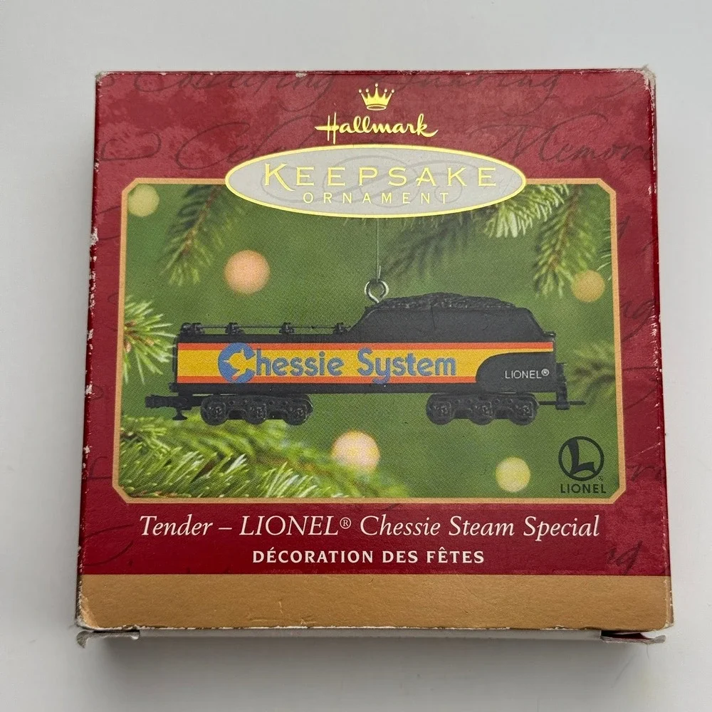 Hallmark Keepsake 2001 Lionel Chessie Steam Special Tender Die-Cast Ornament